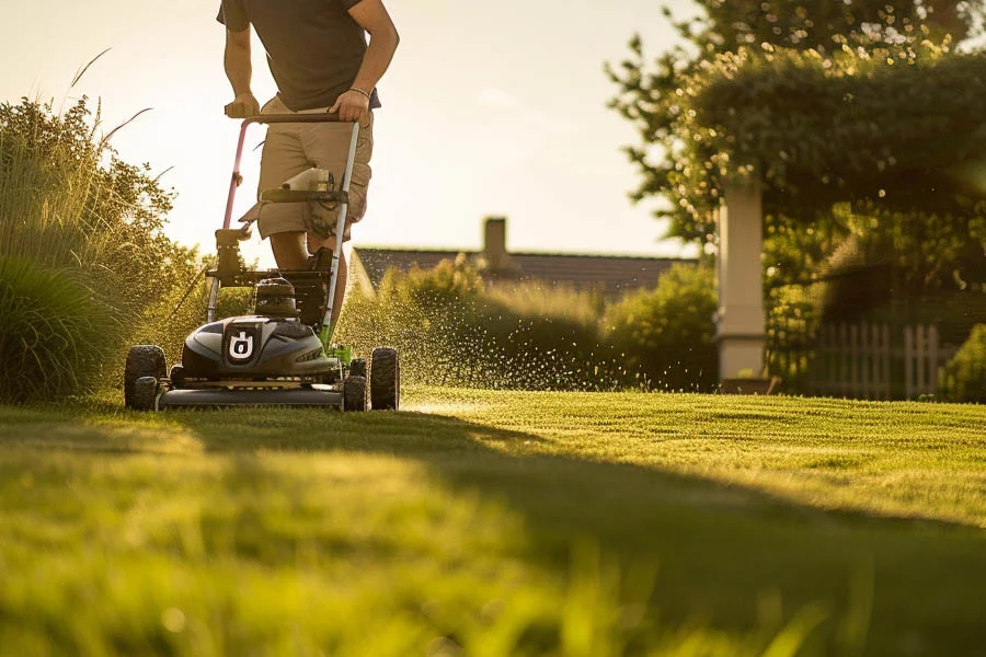 lithium battery operated lawn mowers